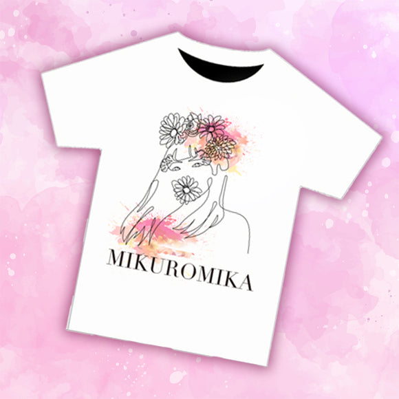 MIKUROMIKA - 'Splash Portrait' tee