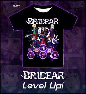 BRIDEAR - "LEVEL UP!" t-shirt *LTD QTY*