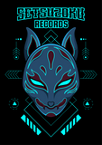 Setsuzoku Records - Neon Kitsune tee